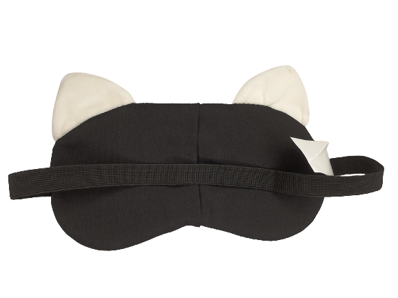 Máscara Gato Branco Olho Caído - Máscara de Descanso com Bolsa em Gel Máscara Gato Branco Olho Caído - Máscara de Descanso com Bolsa em Gel
